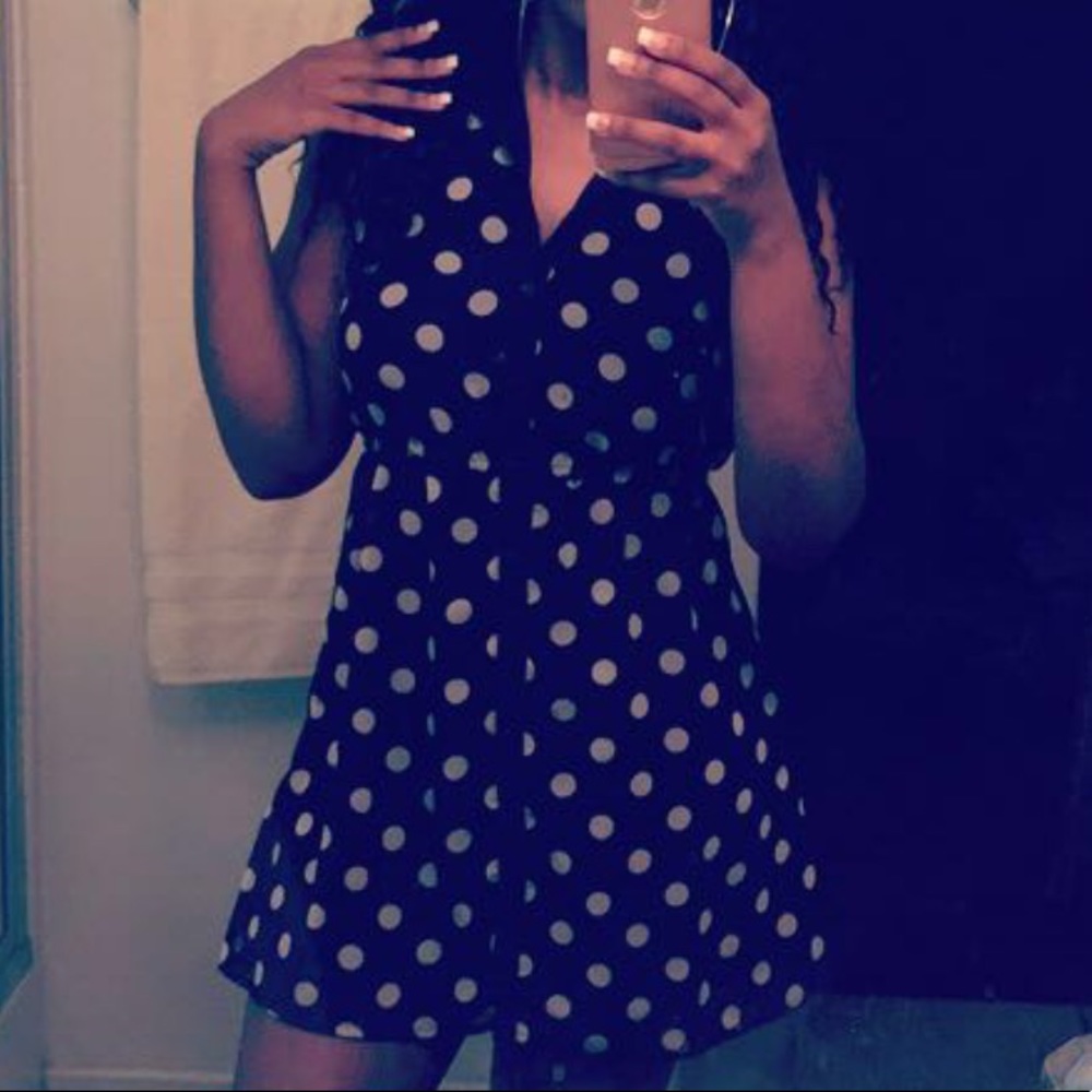 Maison Jules Barely Used Polka Dot Dress